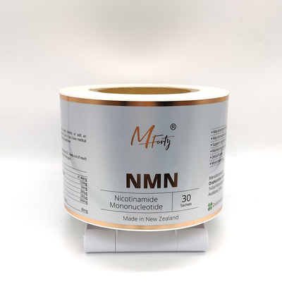 Glassine Paper Etykiety na butelki kosmetyczne CMYK White Label Produkty kosmetyczne