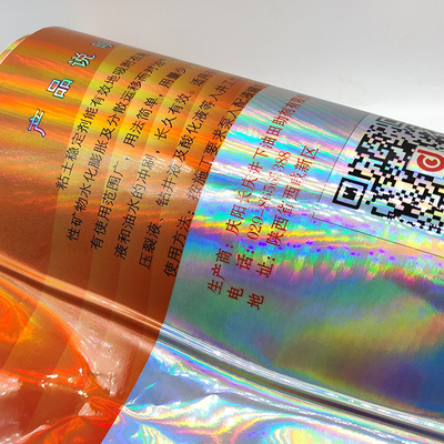 Etykiety bezpieczeństwa chemicznego CMYK Laser Fiolka Hologram Wodoodporne etykiety samoprzylepne