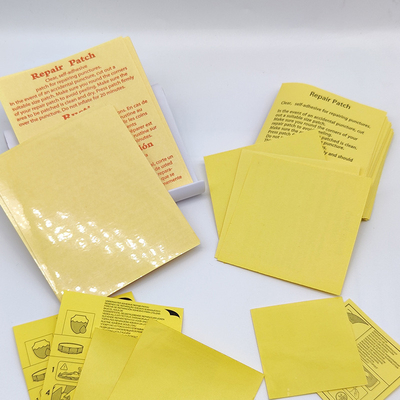 Nadmuchiwane łaty naprawcze o wymiarach 7x7 cm Zestaw łatek z klejem PVC do pływania w basenie