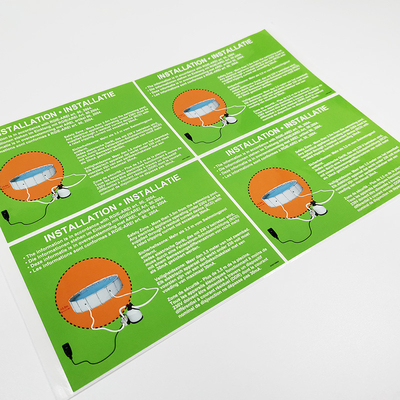 CDR Etykiety niezbędne do użytku domowego Etykiety produktów czyszczących CMYK z PVC