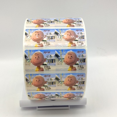Matowe naklejki samoprzylepne do laminowania CMYK Syntetyczny papier do naklejek