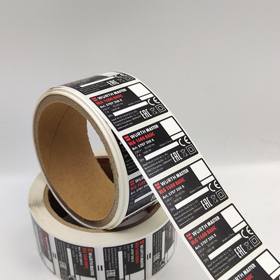 Naklejki samoprzylepne PMS Błyszczący papier TPU Industrial Vinyl Sticker