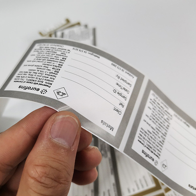 Opakowanie Błyszczący papier samoprzylepny Trwały papier do wymiennych naklejek CMYK