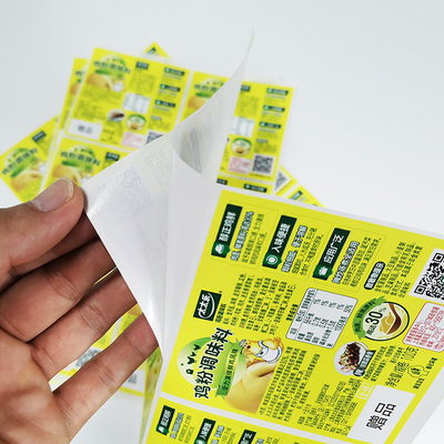 Etykiety samoprzylepne do żywności Avery Dennison Etykiety Pantone CMYK z nadrukiem cyfrowym