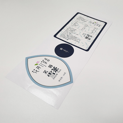 UV Spot Sticker Etykiety na napoje PET BOPP Permanent Kiss Cut Vinyl Sticker