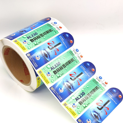 BOPP Juice Bottle Samoprzylepna naklejka Etykieta Lakierowanie Kiss Cut Arkusze naklejek