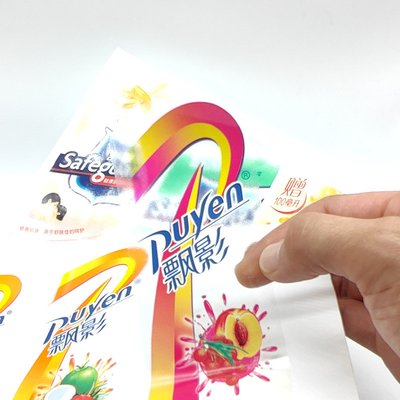 CMYK Cosmetic Sticker Design Prostokątne kosmetyki z PVC Pantone White Label