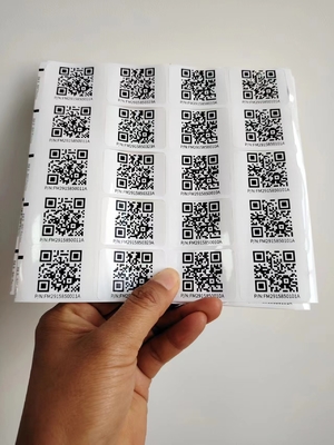 Pocałunek Cięcia różne rozmiary Niestandardowe Smart Qr naklejki Etykiety naklejki
