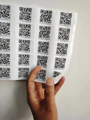 Pocałunek Cięcia różne rozmiary Niestandardowe Smart Qr naklejki Etykiety naklejki