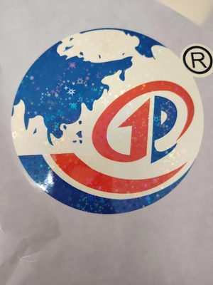 Łatwe do zrzucenia Holograficzne naklejki do pieczęci UV Odporne na drukowanie Trwałe wodoodporne etykiety laserowe do logo