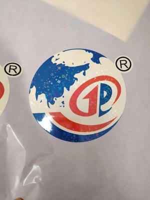 Łatwe do zrzucenia Holograficzne naklejki do pieczęci UV Odporne na drukowanie Trwałe wodoodporne etykiety laserowe do logo