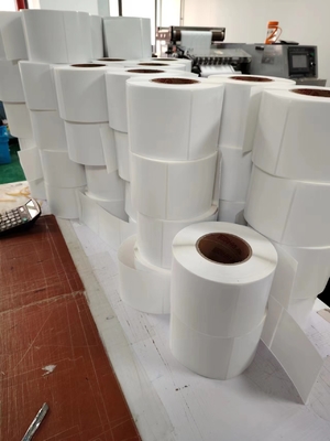 Papier termiczny Opakowania Etykiety naklejki prostokątne maty papieru wodoodpornego winylu