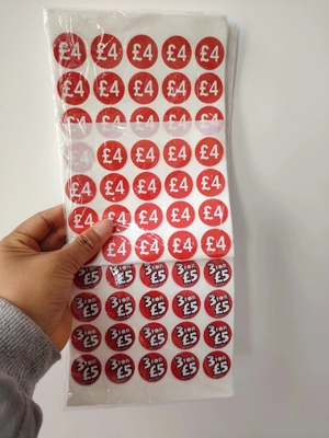 Winyl w zwojach wodoodporne etykiety cenowe dla wszystkich potrzeb podłogowych,supermarket