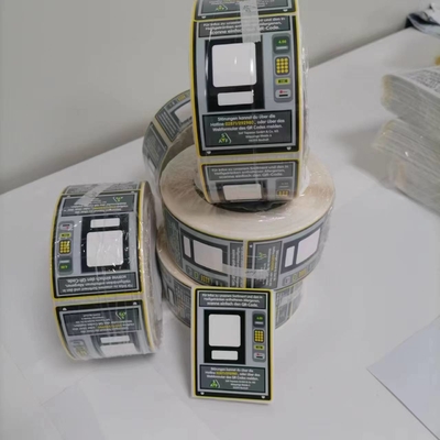 Wodotwórcze naklejki z winylu na urządzenia elektroniczne drukowalne i zapisywalne na pustym obszarze