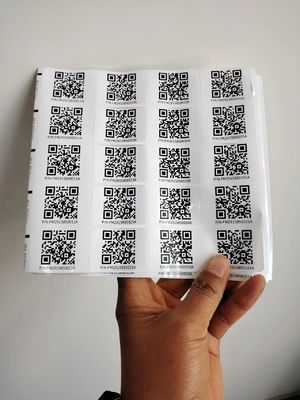 Pocałunek Cięcia różne rozmiary Niestandardowe Smart Qr naklejki Etykiety naklejki